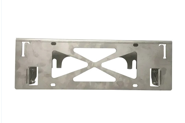 Picture of a Jeep Wrangler JL  Front Bar License Plate Mounting Bracket Number 2