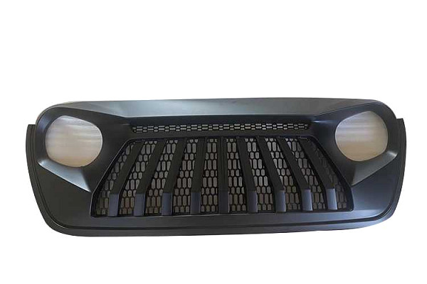 Picture of a Jeep Wrangler JL &  Gladiator JT Grill with mesh 1014 Number 1