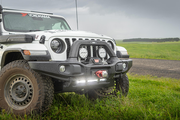 Picture of a AEV Style EX Front Bumper, Full-width, Hoop, Parking Sensor compatible Number 1