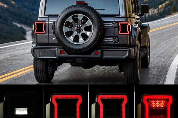 Picture of a Jeep Wrangler JL LED Tail Lights   (Pair) 2018+ Number 7