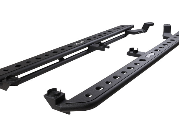Picture of a Jeep Gladiator JT 3 tube Black-satin Side steps (Pair) Number 1