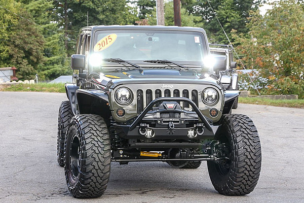 Picture of a Jeep Wrangler JK PS Style Aluminum  Front & Rear Fender Flares Standard width  (8.75 inch & 6 inch)
