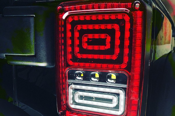 Picture of a Jeep Wrangler LED Tail Lights with Animated Turning Lights 0110 (Pair) Number 8