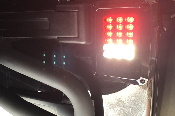 Picture of a  Pair Black Diamond (2nd Gen) Black LED Tail Lights  Number 4