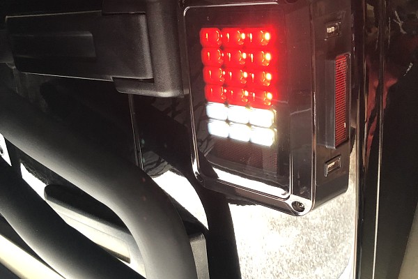 Picture of a  Pair Black Diamond (2nd Gen) Black LED Tail Lights  Number 7