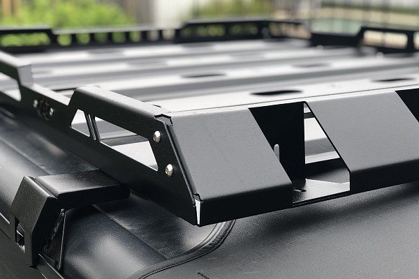 Picture of a Jeep Wrangler JK 4 Door Stealth Rack - Heavy Duty Low Profile Roof Rack with lights (4-Door) Number 21