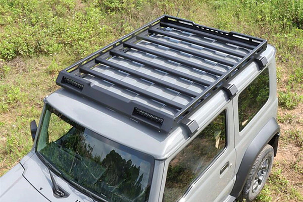 Picture of a Suzuki 2018 GJ Jimny Roof Rack with  two led light bars Number 3
