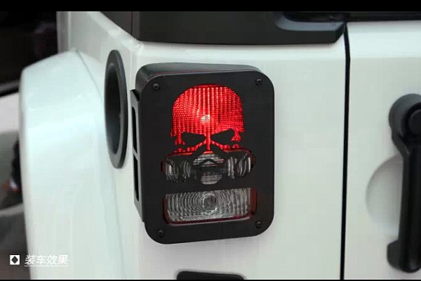 Picture of a Pair Musk Style Tail Light Cover Light Guard Number 1