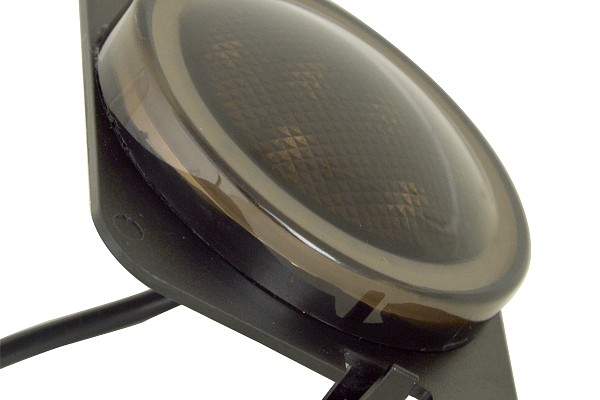 Picture of a Jeep Wrangler JK Pair LED Side Fender Lights Black Turn Signal Lamp