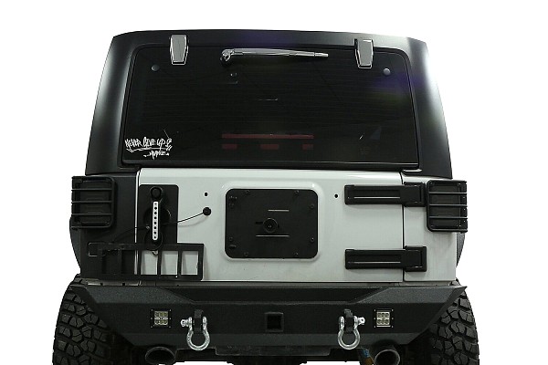 Picture of a Jeep Wrangler JK Avenger Style Rear Bumper Number 2