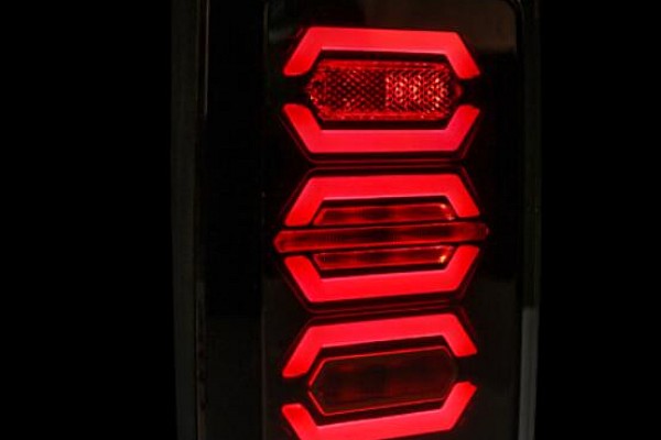 Picture of a Jeep Wrangler JK Pair LED Tail lights Rear Turning Break Light  Number 2