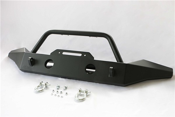 Picture of a JW0292 Style Steel Front Winch Bull Bar mid width Number 1
