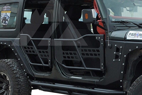 Picture of a Jeep Wrangler  JK 2 door Tubular Doors with Mirror Number 5