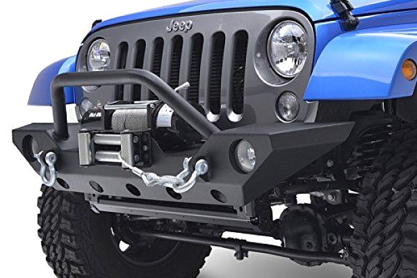 Picture of a JW0265 Style Steel Front Winch Bull Bar Number 1