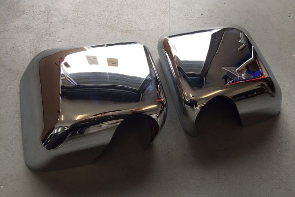 Picture of a  Pair of Chrome Color Mirror Cover Number 1