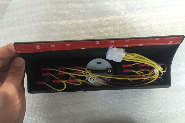 Picture of a YBOS Six-in-one Switch Control Panel with LED display 0554