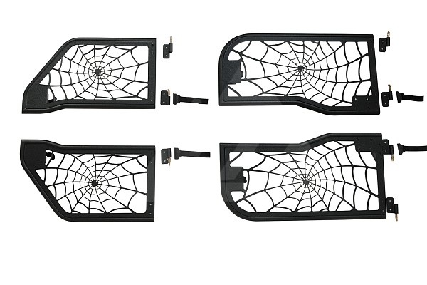 Picture of a 4-Door Spider Net Style Tubular Doors with Mirror (Set of 4)