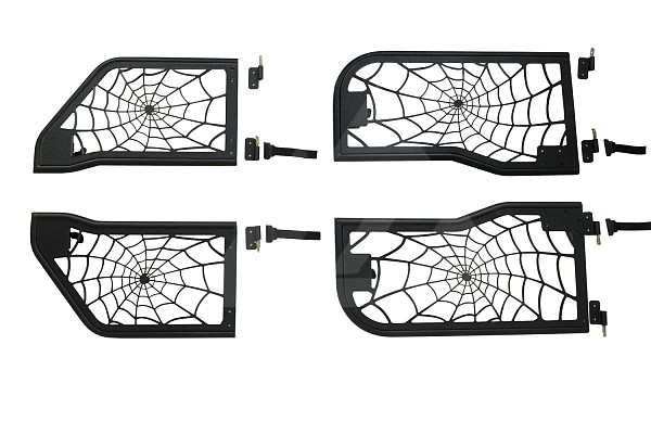 Picture of a 4-Door Spider Net Style Tubular Doors with Mirror (Set of 4) Number 2