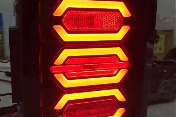 Picture of a Jeep Wrangler JK Pair LED Tail lights Rear Turning Break Light  Number 7