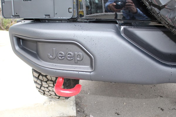 Picture of a Jeep Wrangler JK 10th Anniversary Style Rear Offroad Bumper 