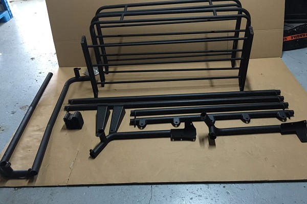 Picture of a 4 Door J-boree Style Roof Rack Basket Body Mount Number 11