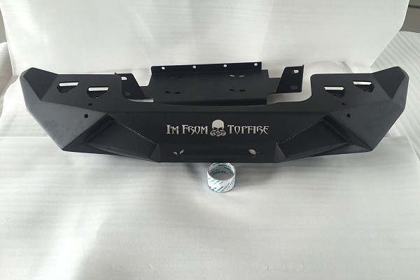 Picture of a Topfire Fury Style Front Bumper Material: Steel (Black Powder Coating) Number 5
