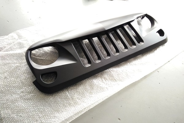 Picture of a  Eagle Style Angry Grille Matte Black Finish without Mesh Number 1