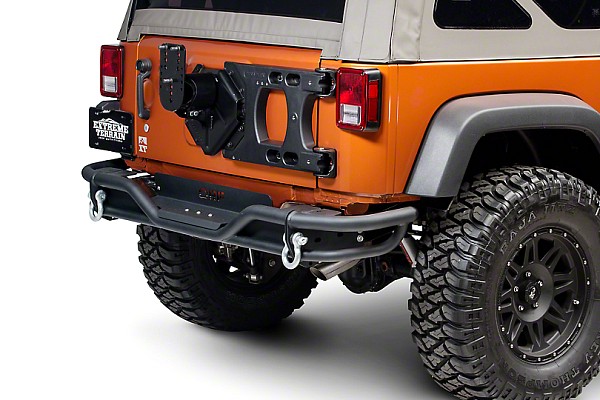 Picture of a Jeep Wrangler Jk T-FLEX HD Style Hinged Rear Spare Wheel Carrier Number 4