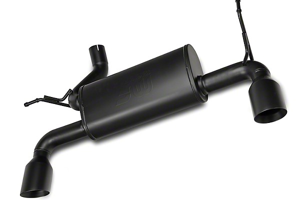 Picture of a Magna Flow Performance Black Series Style Dual Exhaust (Jeep Wrangler JK) 