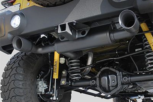 Picture of a Magna Flow Performance Black Series Style Dual Exhaust (Jeep Wrangler JK)  Number 1