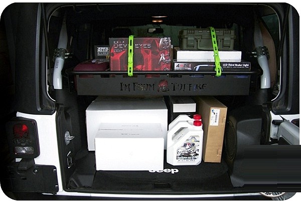 Picture of a 4 Door TF Style Rear cargo boot storage basket Number 1