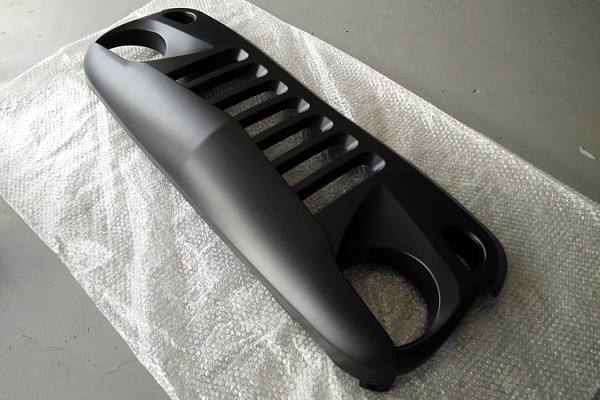 Picture of a  Eagle Style Angry Grille Matte Black Finish without Mesh Number 2