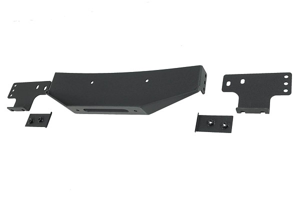 Picture of a Raised Winch Mounting Steel Plate for Factory Bumper Number 5
