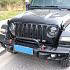 10th Anniversary Mopar Rubicon Style Front Bumper (Large angle Corner ,Parking Sensor compatible, with U-Bar) for Jeep Wrangler JL & Gladiator JT 