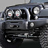 AEV Style Front Bumper with Winch Cradle, Bullbar, Tow Rings 