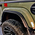 Jeep Gladiator  JT Fender Extensions fit on OEM fenders 4pcs