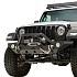 Jeep Wrangler 2019 JL Premium Front Bumper (Matte-Black, incl. Fog Lights) 0001