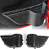 Jeep Wrangler JK 2007-2017  Door Side Insert Storage Box  Front Door Mesh Storage Box(Pair, Black, Plastic)