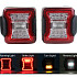 Jeep Wrangler JK Tail Lights in JL Style (ADR compliant) Pair 5019 