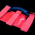 2x RED roll bar post soft Grab Handle grip Accessory