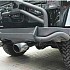 Jeep Wrangler JK Gibson Skull Exhaust Style Stainless Dual Exhaust Muffler System