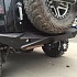 Jeep Wrangler JK Aggressive style Rear Bumper Material: Aluminium 