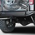 AEV Style Steel Rear Bumper Bar with Heavy Duty Spare Wheel Carrier for Wrangler JK