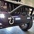 Jeep Wrangler JK Full-Width Steel Bumper Steel Front Winch Bull Bar with LED lights (Satin-Black)