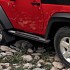 Aluminium Running Board Side Steps Black for 2-Door Jeep Wrangler JK (Set)