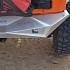 Jeep Wrangler JK Aggressive style Rear Bumper Material: Aluminium 