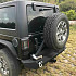 Jeep Wrangler  JK Rock Crawler Rear Bumper (incl. Tow Bar and Tire Carrier)