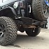 Jeep Wrangler JK Aggressive style Rear Bumper Material: Aluminium 